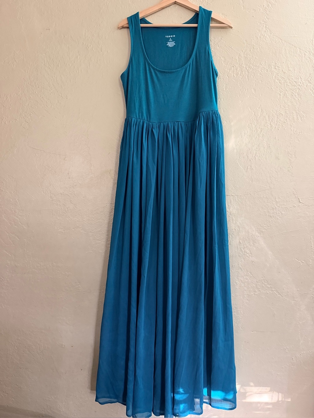torrid Teal Sleeveless Maxi Dress